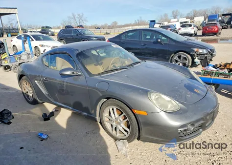 2007 Porsche Cayman z USA, uszkodzony, nr VIN WP0AA29857U762832